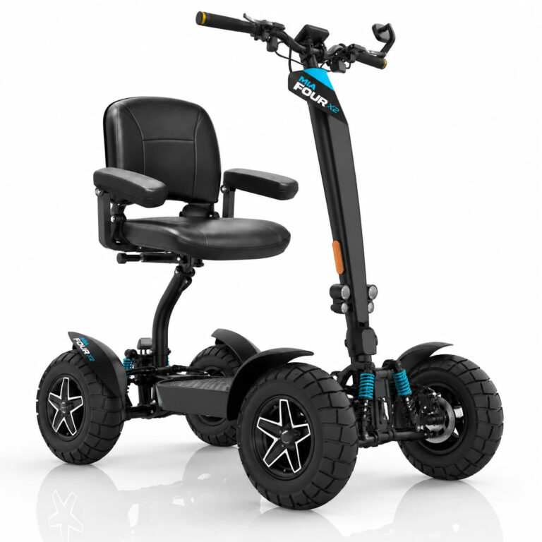 MIA FOUR X2 2x4 mobility scooter with seat and armrests