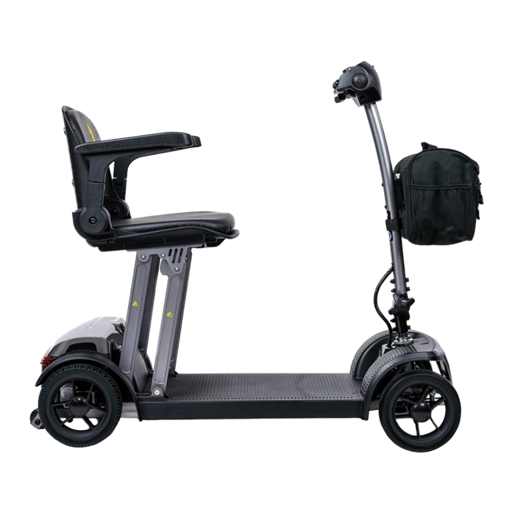 Forcemech Pathmate Lightweight Travel mobility scooter full side view